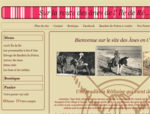 Tablet Screenshot of ane-en-culotte.com